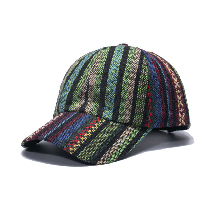 Gorra de béisbol de estilo étnico de estilo poliéster al por mayor